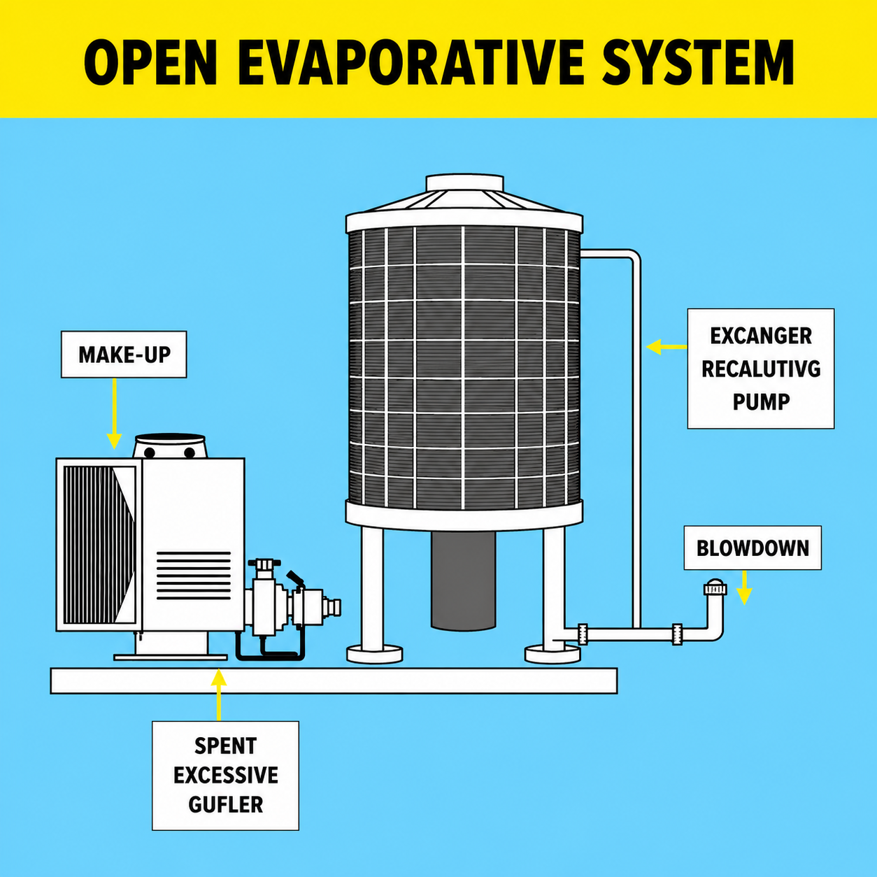 Industrial heat exchangers with scaling